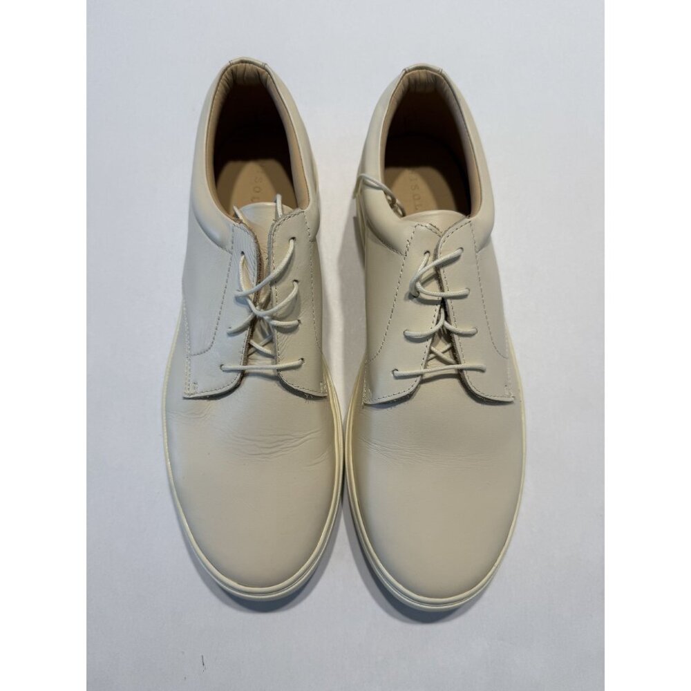 NIB Huckberry Nisolo Diego Low Top Sneaker Bone Mens Size 11.5 - Picture 3 of 9